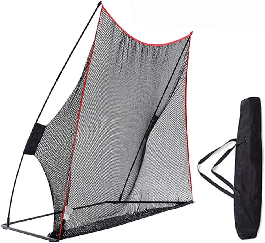 NOBLJX Large 10 X7x3ft Portable Golf Hitting Practice Nets with Tote Bag, 4-Layer High Strength Nylon Mesh Material, Buckle Design, Easy to Assemble And Disassemble