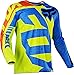 Fox Racing 180 Nirv Youth Boys Off-Road Motorcycle Jerseys - Yellow/Blue / Medium