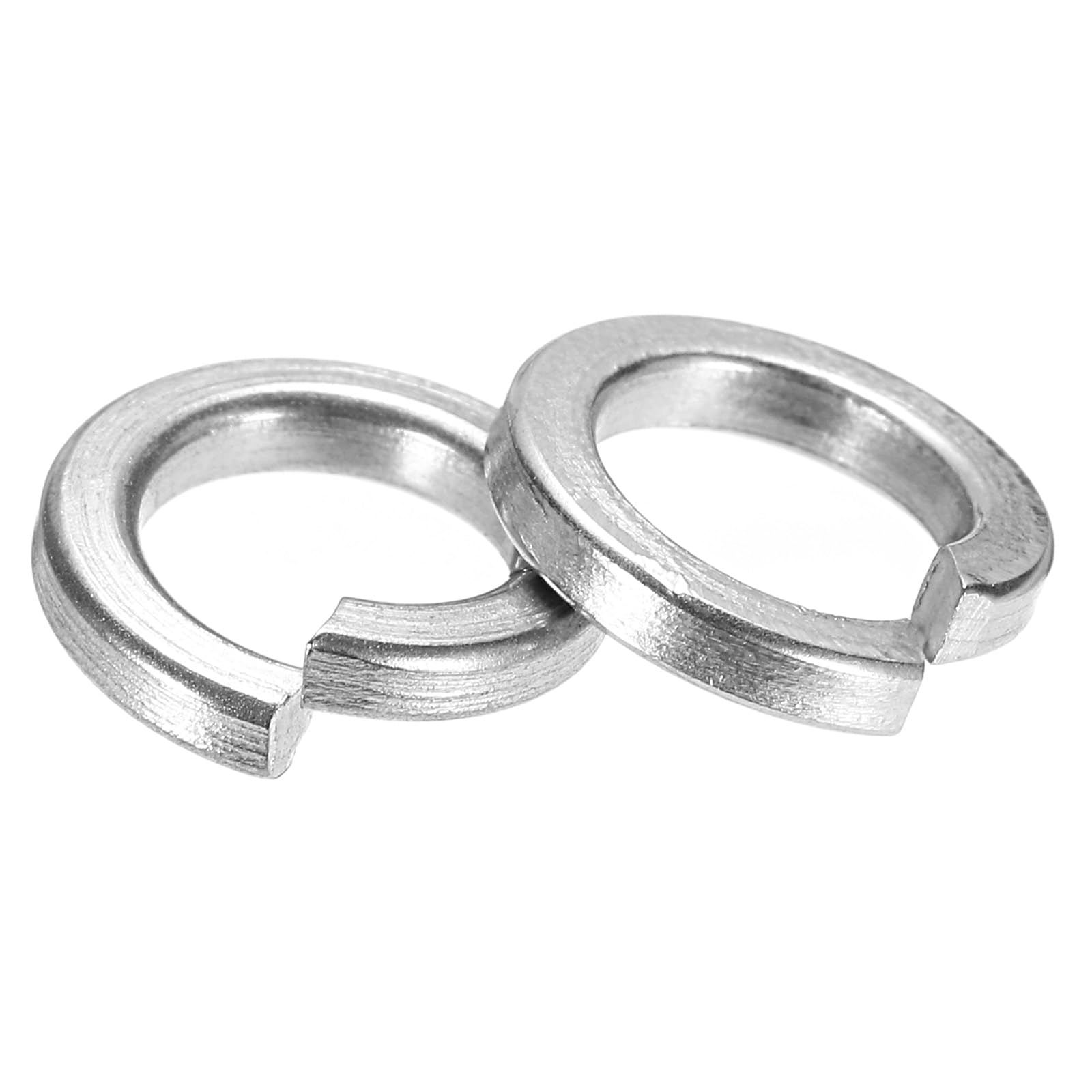 PATIKIL 1/4" Spring Lock Washer, 100 Pack 316 Stainless Steel Split Lock Washer Elastic Gasket Lock Metal Washers for Screws Bolts