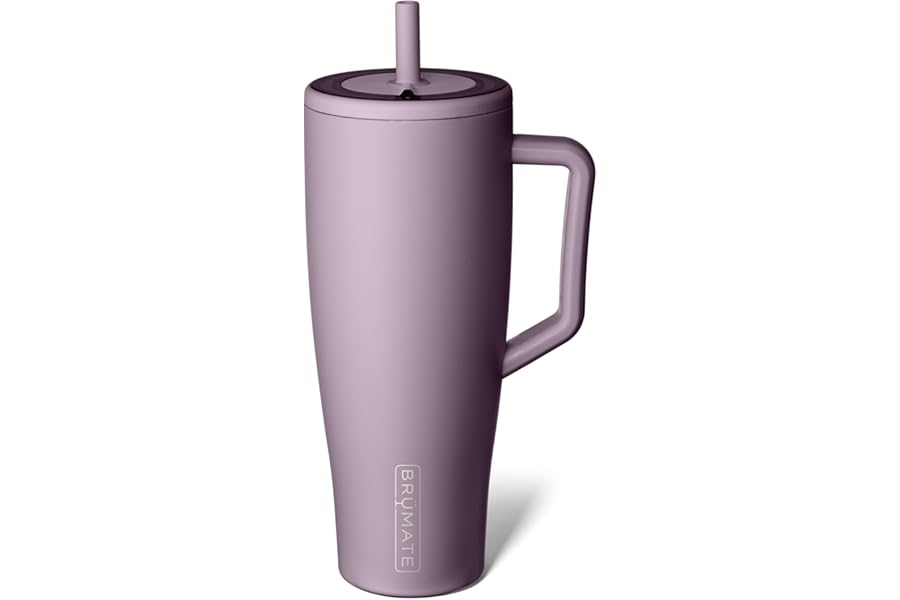 BrüMate Era 40 oz Tumbler with Handle and Straw | 100% Leakproof Insulated Water Bottle Tumbler with Lid and Flexible SoftSip Book