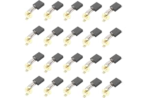 Rannb Carbon Brush Repair Parts DC Electric Motor Carbon Brush 18mm x 17mm x 7mm - Pack of 20