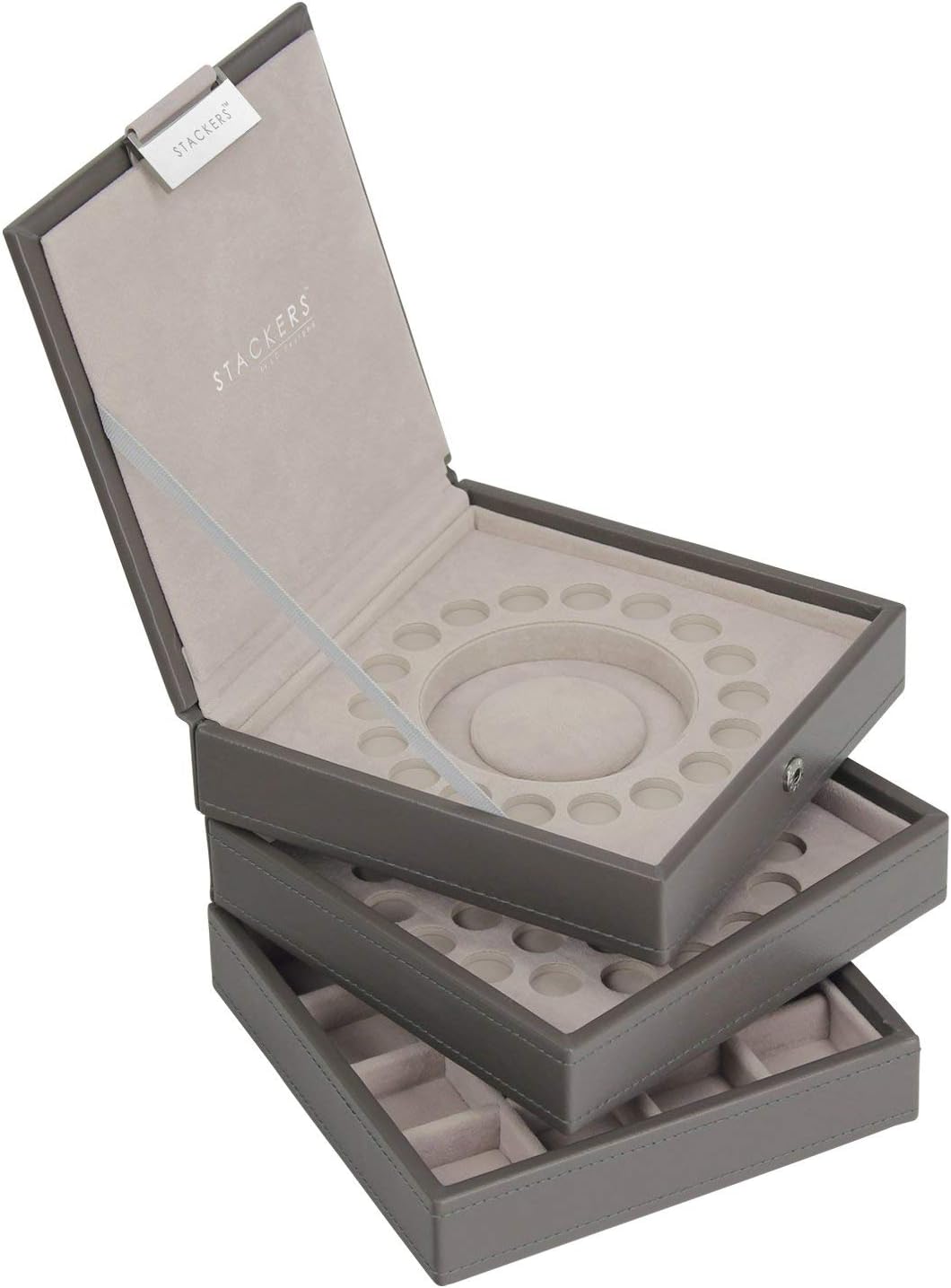 Brand NEW Charm Beads Bracelet Stackers Jewellery Box Set in Mink