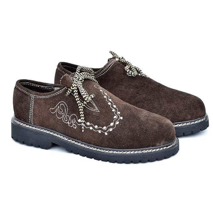 ATTONO Trachtenschuhe Fashion Outdoor Trachten Lederschuhe Herren Schuhe