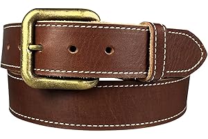 Zelikovitz Brown Latigo 1.5" Leather Belt - Handmade in Canada (34")