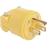 Legrand - Pass & Seymour Yellow 4867YCC10 15-Amp Commercial Grade Heavy Duty Plug