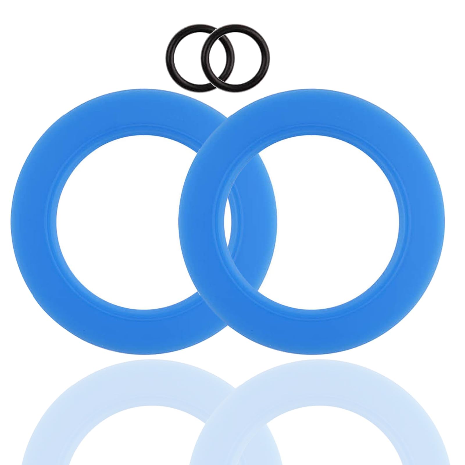 ieron 2Pcs Valve Seal Replacement for 7301111-0070A Canister Flush Valve Seal Silicone Leak-Proof Toilet Tank Gasket Replacement (Blue)