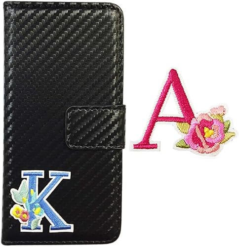 Amazon Co Jp イニシャルフラワー名入れ Ploomtech プルームテック ケース 手帳型 カーボンデザイン Ploomtech プルームテック 専用 ケース ケース ブラック イニシャル A ジュエリー