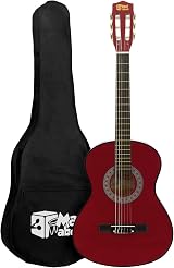 Mad About MA-CG08 1/2 Size Red Classical Guitar with 6 Months Lessons