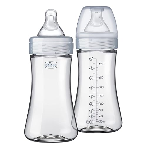 Chicco Duo Hybrid Baby Bottle with Invinci-Glass Inside and Plastic  Outside Dishwasher, Bottle Warmer, and Electric Sterilizer Safe