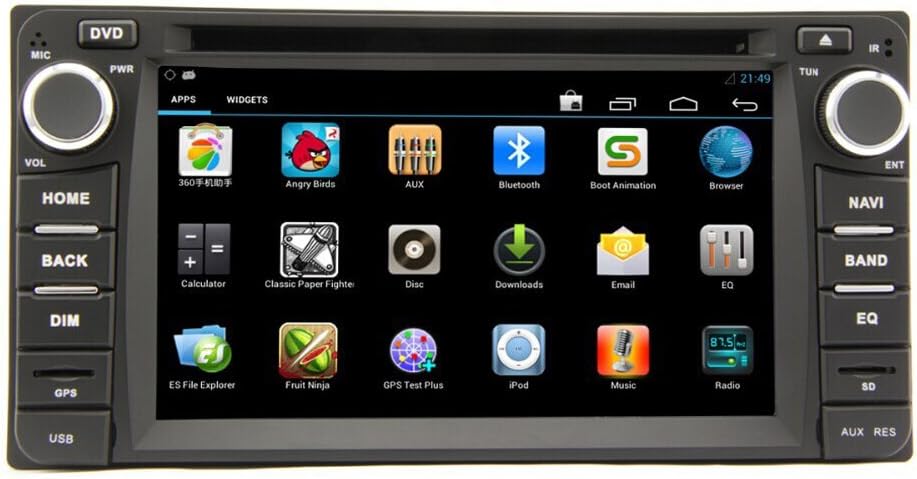 Android 4.2 Car DVD Player GPS Navigation for Universal Car Black 6.2inch