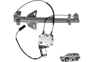 OVANOH Front Left Driver Side Power Window Regulator with Motor Assembly Compatible For Dodge Durango 1998-2003 Dakota 2000-2004 741-649 5066431AC