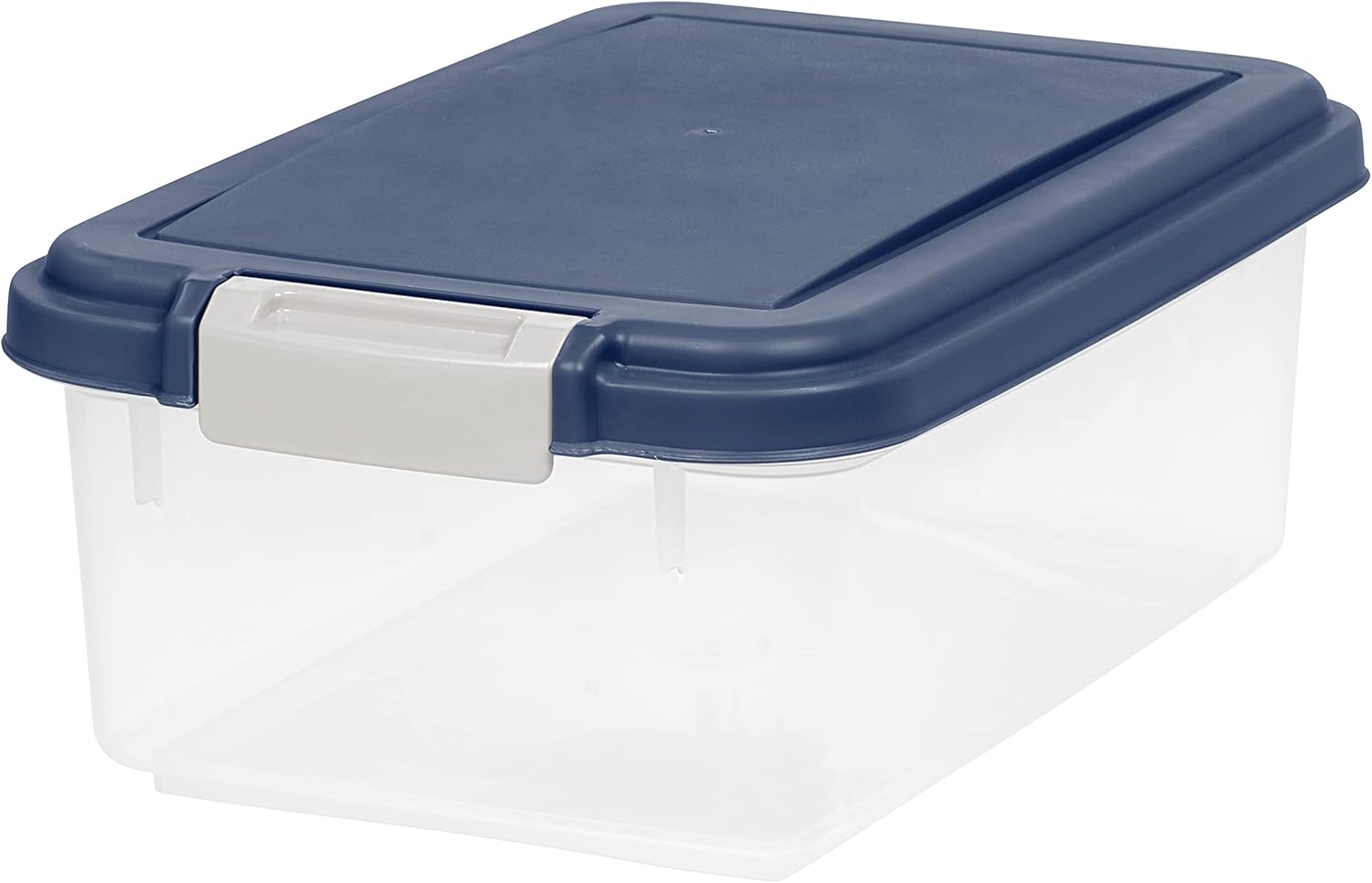 IRIS Airtight Food Storage Container, Navy : Pet Food Storage Products : Pet Supplies