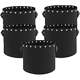 Molgoc 7 Gallon Fabric Pots with Holes 5-Packs,Thichkened Non-Woven Aeration Grow Bags with Handles - Reinforced Weight Capacity