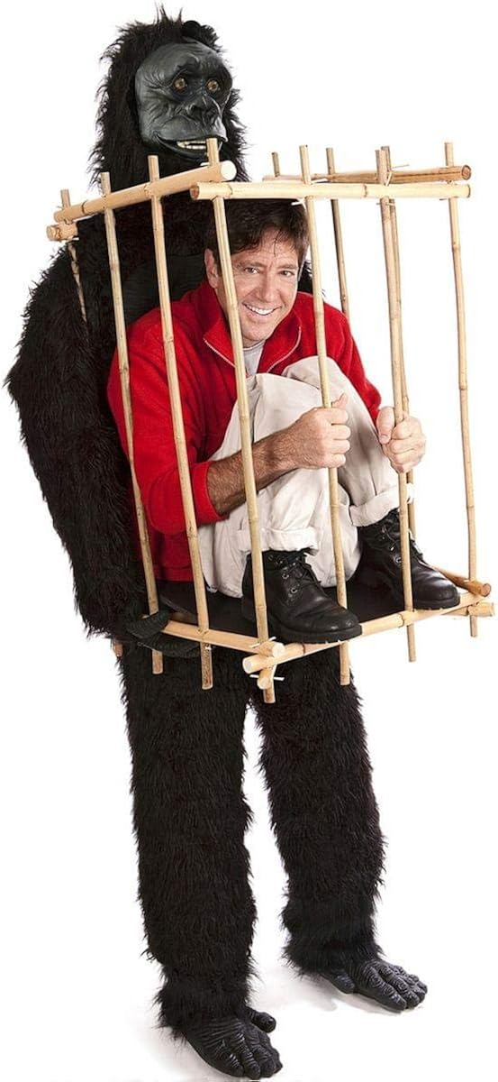 HouseHaunters "Get Me Outta This Cage" Gorilla and Cage Costume Kit