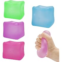 Amazon.com: 4 Pack Soft Candy Cubes, Pressure Soft Cubes, Square ...