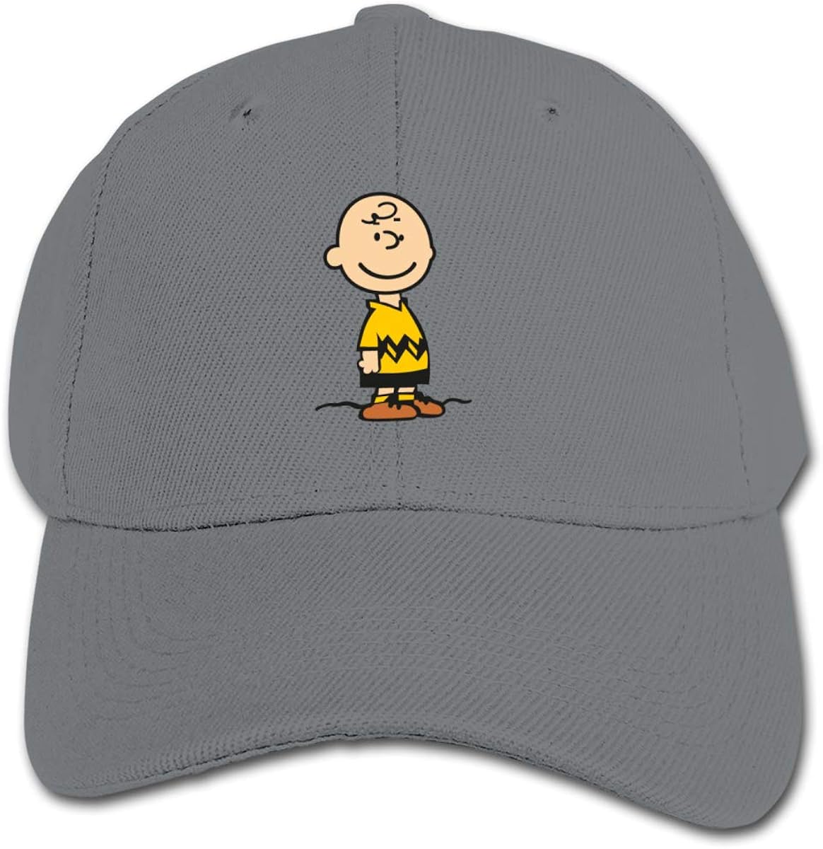 Kids Peaked Cap Mr. Charlie Brown Baseball Hat for Boys and