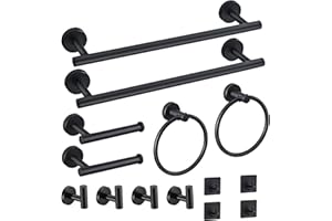 14Pcs Bathroom Hardware Accessories Set 304 Stainless Steel Heavy Duty Towel Rack Kit Includes 16-Inch Bath Towel Bar, Towel 