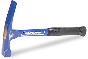 VAUGHAN BrickLayers Hammer, 18 oz Steel, Made In The USA, ABL18, VN18412