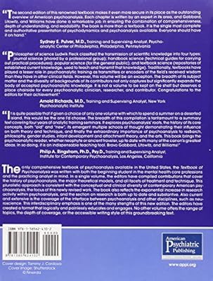 Textbook of Psychoanalysis