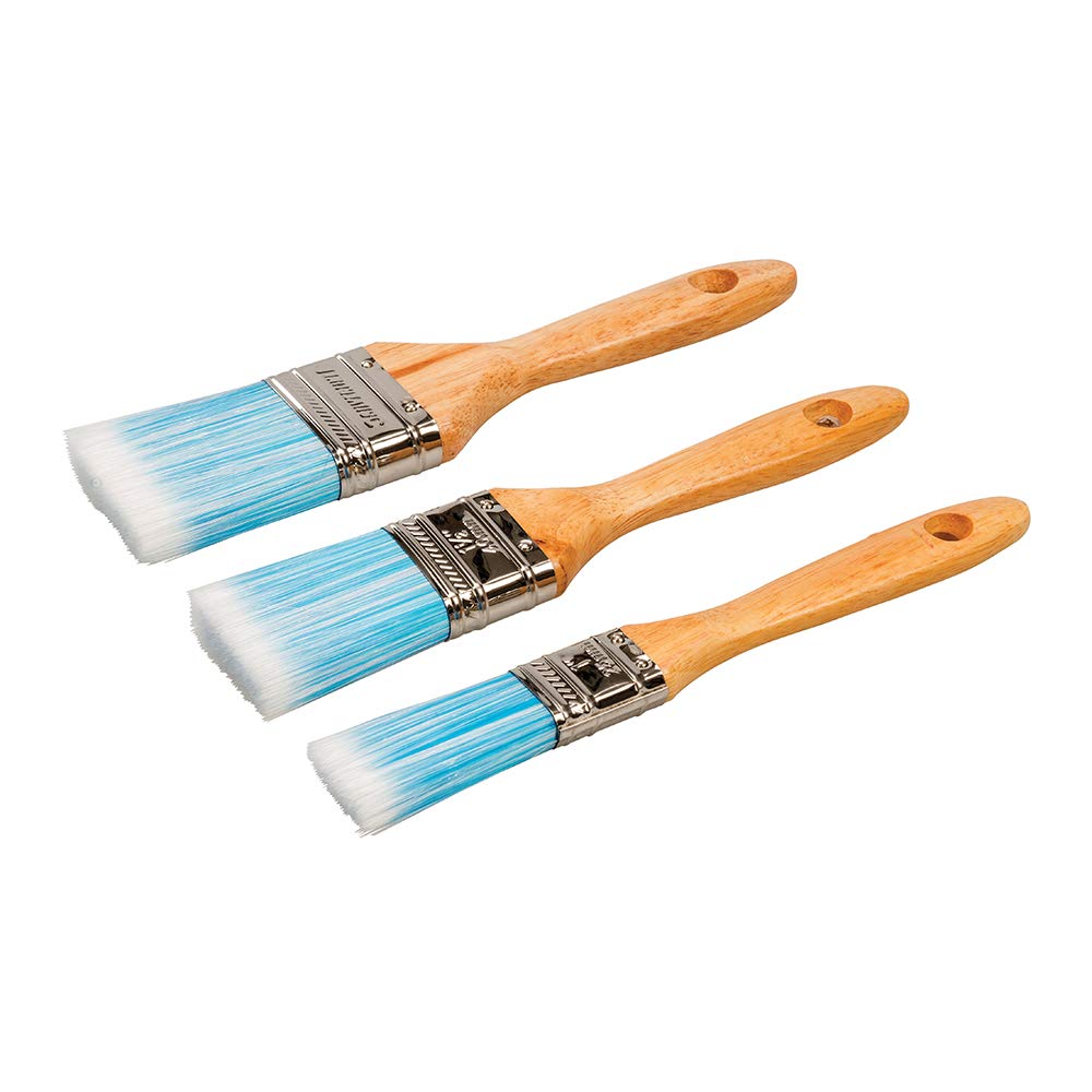 Silverline Synthetic Brush Set 25, 40 & 50mm (675077)