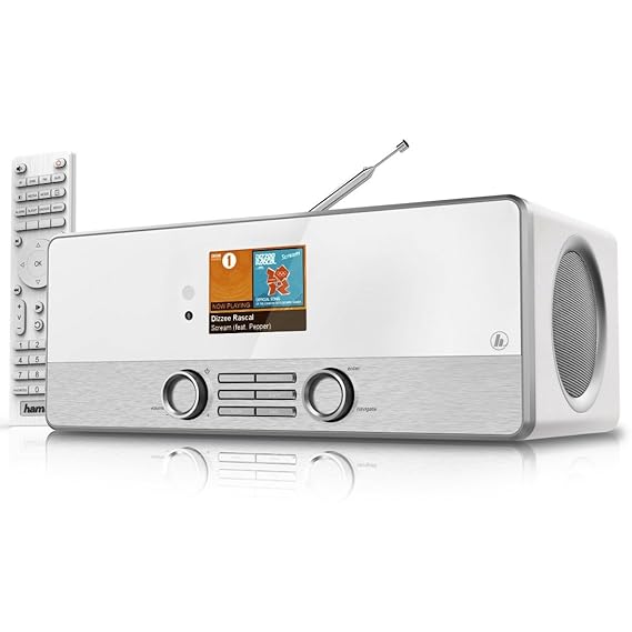 Hama Internetradio Digitalradio DIR3110MS (Spotify, WLAN/LAN/DAB+/FM, 2,8' Farbdisplay, USB, Weck- und Wifi-Streamingfunktion