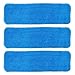 BettaWell 18 Inch Flat Microfiber Mop Pad Refills for Fit 15 to 18 Inch Bona, Libman, O-Cedar (Pack of 3)