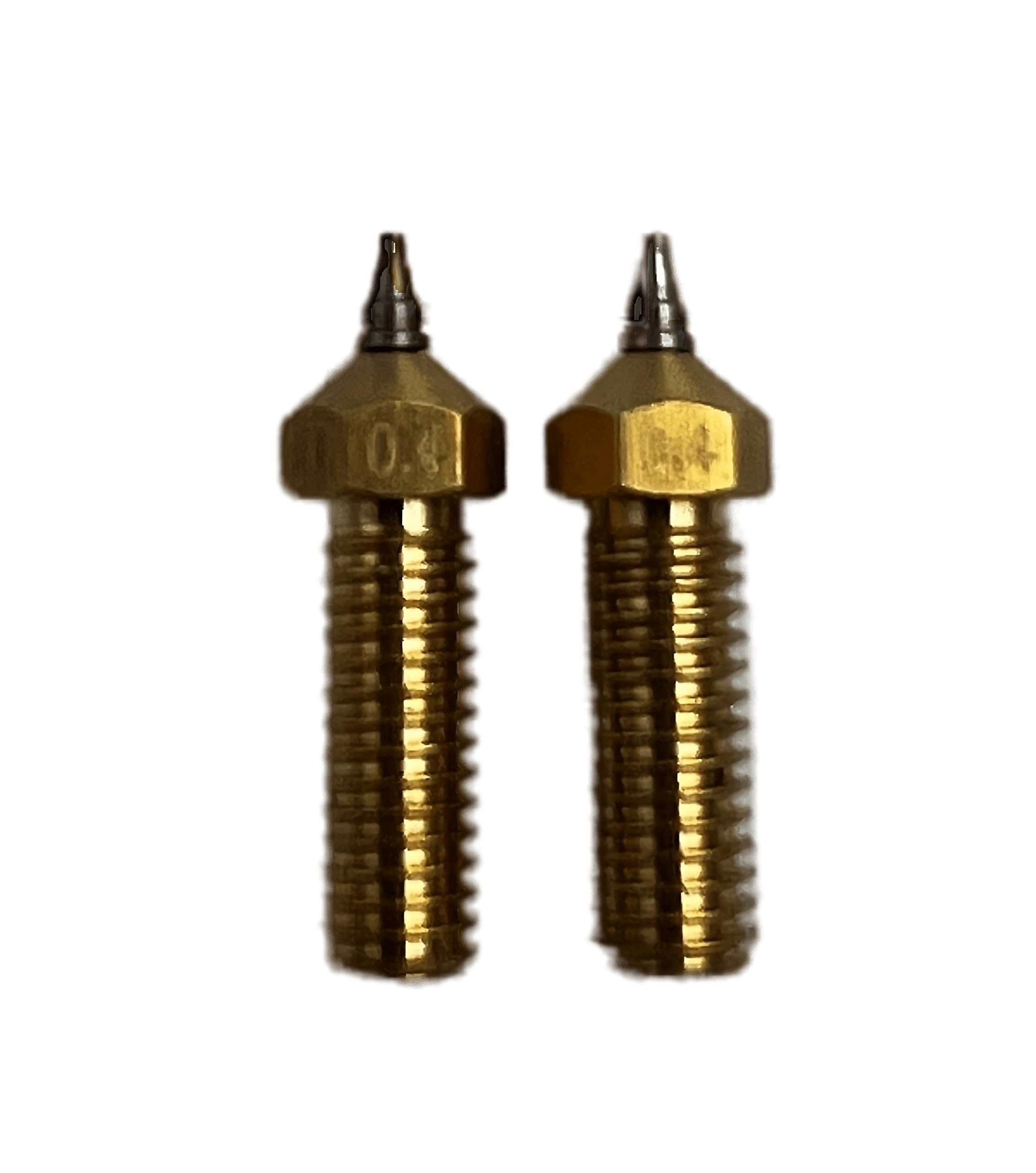 3DPLady 3D Printer Airbrush V5/V6 0.4 Nozzle (Nozzle) with Removable Stainless Steel Tip Compatible with e.g. Anycubic i3 Mega Prusa i3 MK3/MK3S