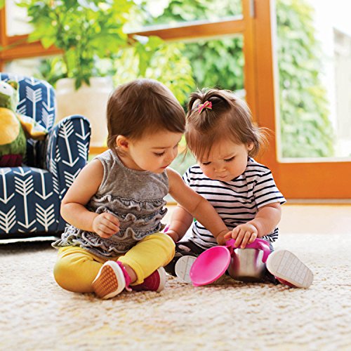 Munchkin Snack Plus Stainless SteelSnackCatcher, Blue