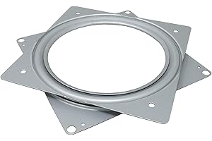 Shepherd Hardware 9548 6" Square Lazy Susan Turntable, 500 lb Load Capacity