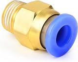 ERGAOBOY 10 Pcs 6mm Tube OD x 1/8 BSP Male Straight Push to Connect Fittings view 6