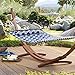 Island Bay Island Bay 13 ft. Hampton Lattice Quilted Hammock, Blue, Polyester, 2 Person