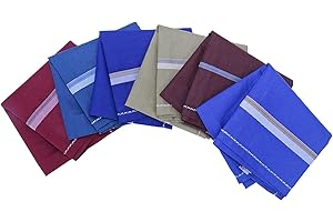 Royal Mart Men's Handkerchiefs 100% Cotton Handkerchief - Multicolor - Combo Pack