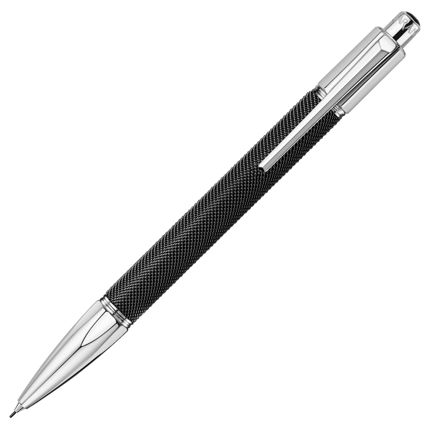 Caran d'Ache Varius Silver Plated Ivanhoe Mechanical Pencil - Black