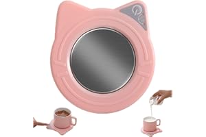 Mug Warmer, Precise Temp Control Smart Auto Shut Off Milk Heater Cup not Included, Office Desk Warmer Plate Tea Cup Warmers f