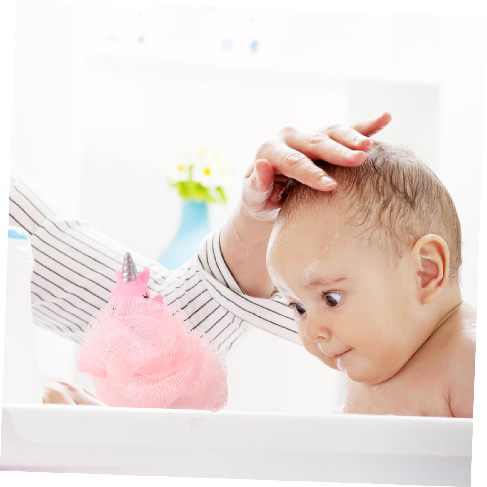 PLAFOPE Bath Sponge Bath Cleaning Loofahs Baby Bath Loofahs Kids Loofah