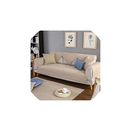 Amazon Com Fantasticlife06 Nordic Solid Color Striped Sofa Cover