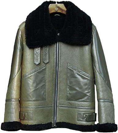 classic mens shearling coat