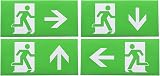 Smartwares NV42 LED Emergency Light 4W Orientation Exit Sign with Backup Battery view 4