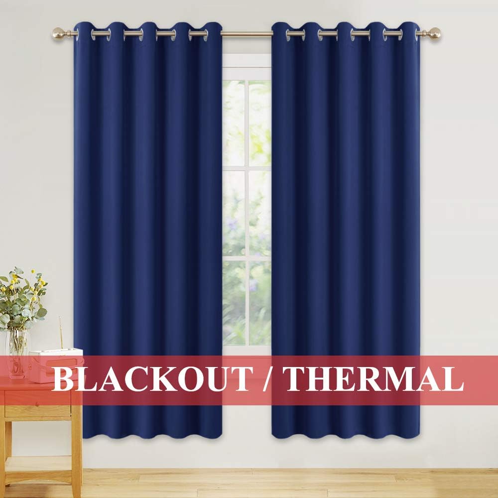 Eyelet Blackout Curtain Window Drape for Children & Nursery Room 1