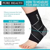 Pure Health Ankle Support Brace for Sprain Achilles Tendonitis Plantar view 3