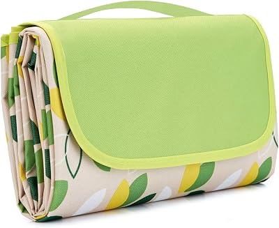 Newthinking Picnic Blanket 200x150CM Waterproof Sand Proof Green