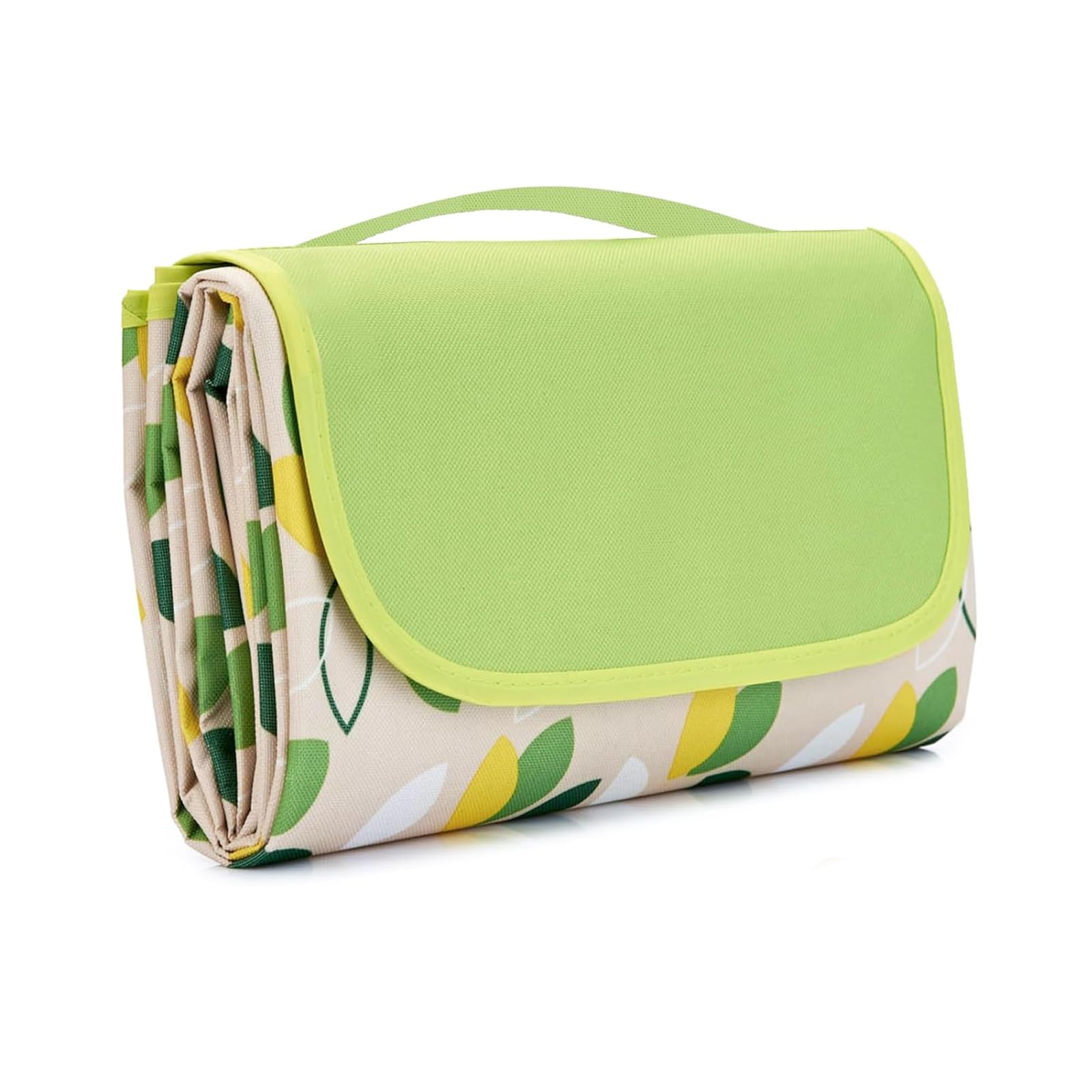Newthinking Picnic Blanket with Carrying Handle 200x150CM, Waterproof and Sand Proof Outdoor Beach Blanket, Machine Washable Picnic Mat Camping Accessories (Green, 150x200cm)