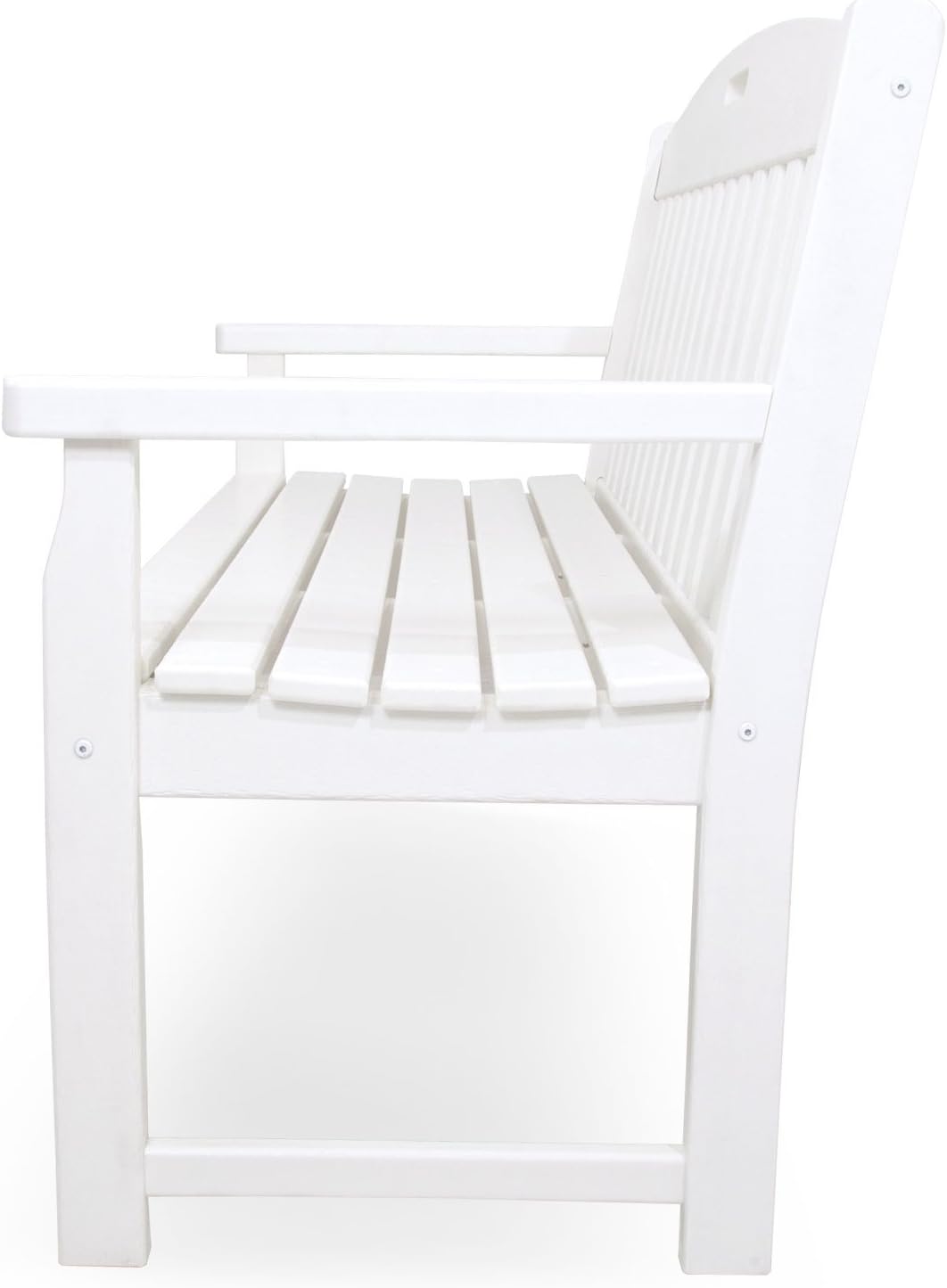 trex outdoor furniture cape cod adirondack chair on Amazon Com Trex Outdoor Furniture Txb60cw 60 Inch Yacht Club Bench Classic White Garden Outdoor
