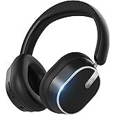MMWOWARTS Hybrid Active Noise Cancelling Bluetooth Headphones,Bluetooth 6.0 Over Ear Wireless Headphones with 60H Playtime, Hi-Res Audio, Deep Bass, Memory Foam Ear Cups for Home Office Travel Black