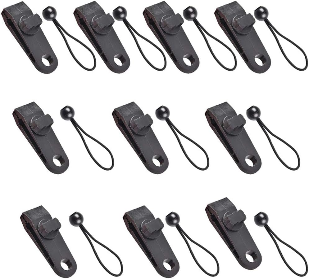 Tarp Clips, Heavy Duty Lock Grip Clamps Thumb Screw Tent Clip Awning