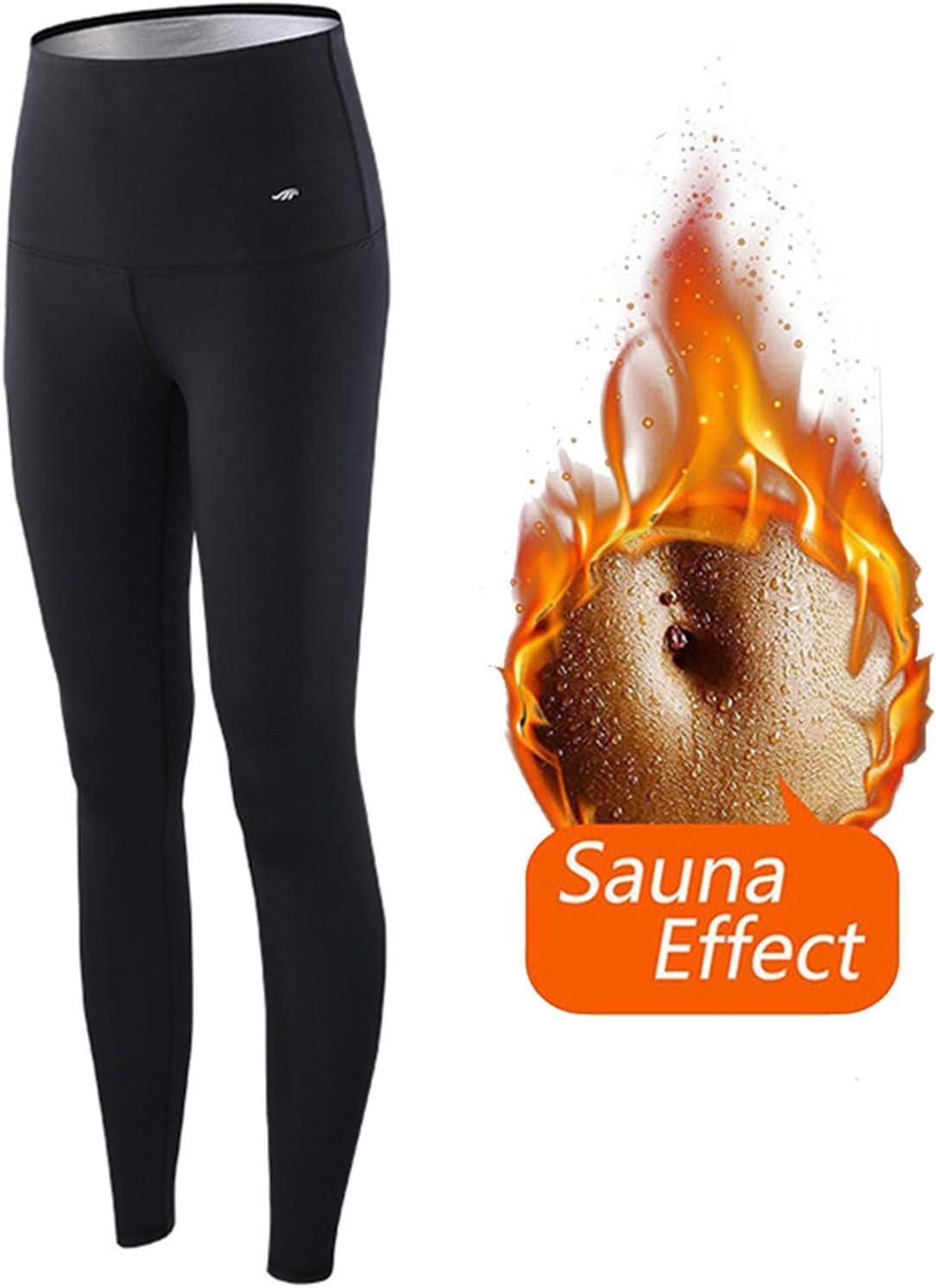 LOFFU Women Sauna Weight Loss Slimming Neoprene Pants Hot Thermo Sweat Leggings