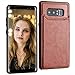 Galaxy Note 8 Wallet Case, MMHUO Premium PU Leather Galaxy Note 8 Case with Credit Card Holder Double Magnetic Buttons Flip Shockproof Protective Cover Samsung Galaxy Note 8 - Brown