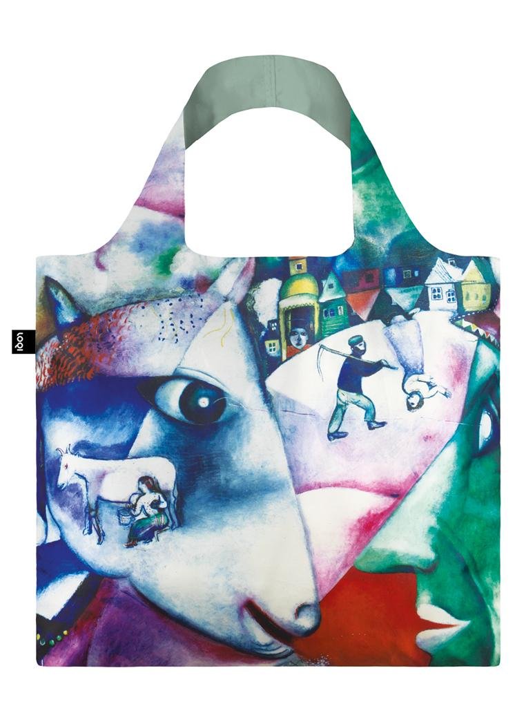 LOQI MC.MV Museum Chagall I and the Village Reusable Shopping Bag