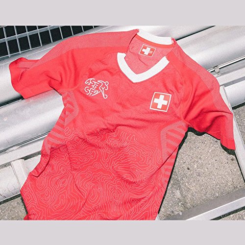 image for TOOGOO World Cup Men Sportswear Soccer Switzerland Shirt Breathable Sh