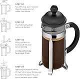 Bodum French Press Caffettiera White 1L 8 Cup Coffee Maker view 4